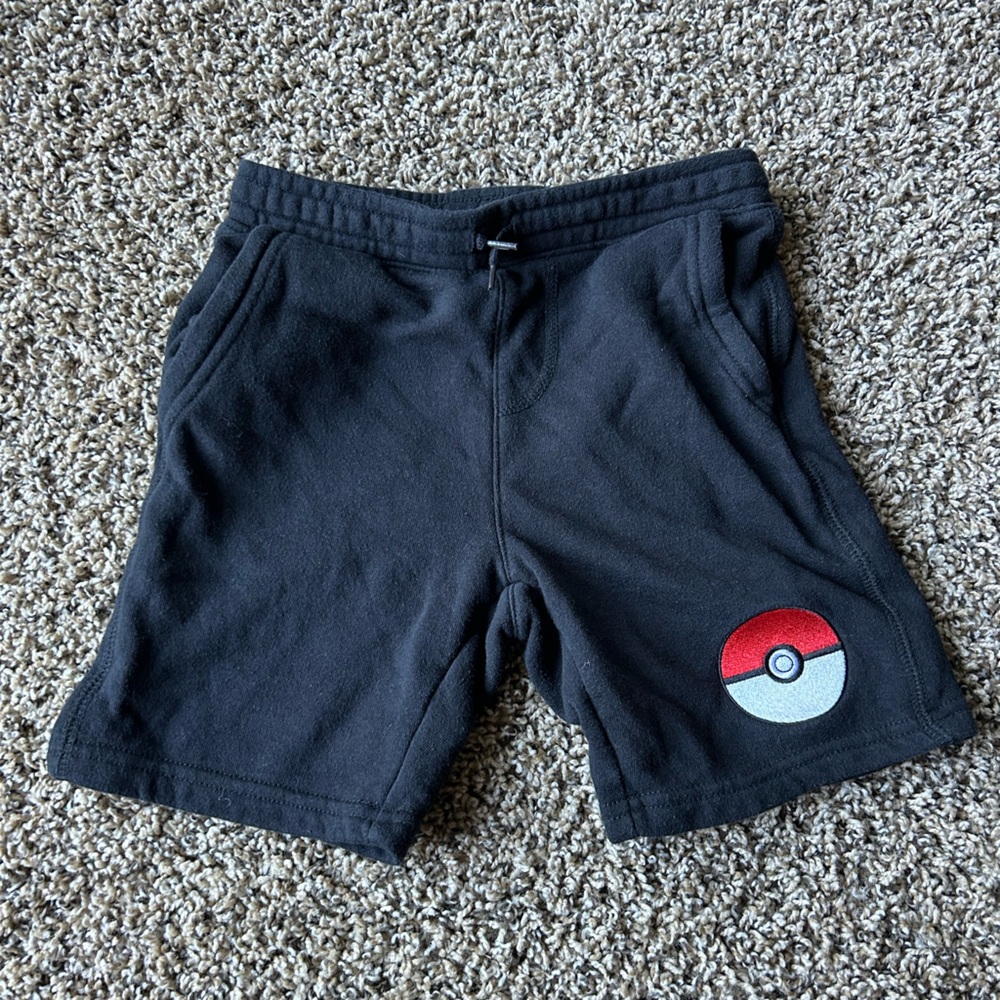Old Navy Black Pokémon Fleece Shorts
